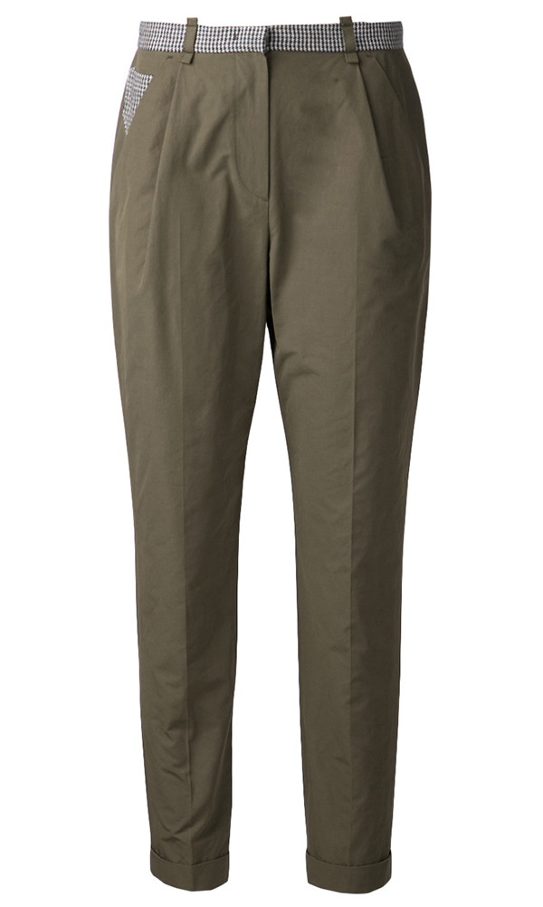 Cropped Khaki Pants